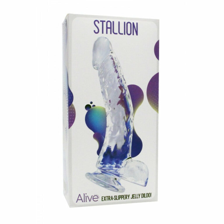 Alive Stallion dildo trasparente 22 cm Maxximum Pleasure