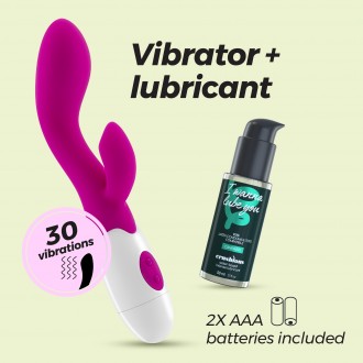 Crushious Cherie vibratore rabbit + lubrificante Maxximum Pleasure