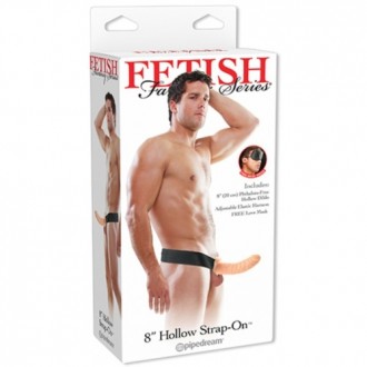 Fetish Fantasy Series -  8'' Hollow Strap-on Maxximum Pleasure