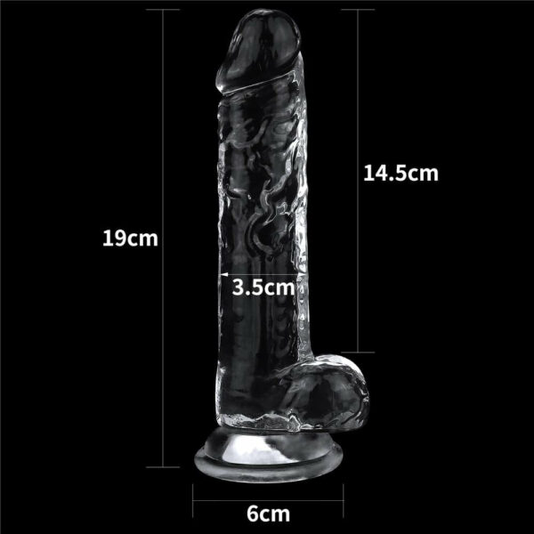 Lovetoy Flawless Clear Dildo - immagine 7